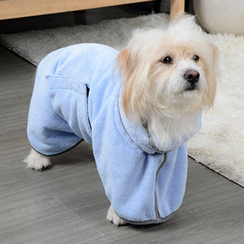 Quick-Drying Pet Absorbent Towel Dog Bathrobe Pet Dog Bath Towel for Dogs Cats Microfiber Absorbent Pet Drying Towel Pet Supplies Pet Products