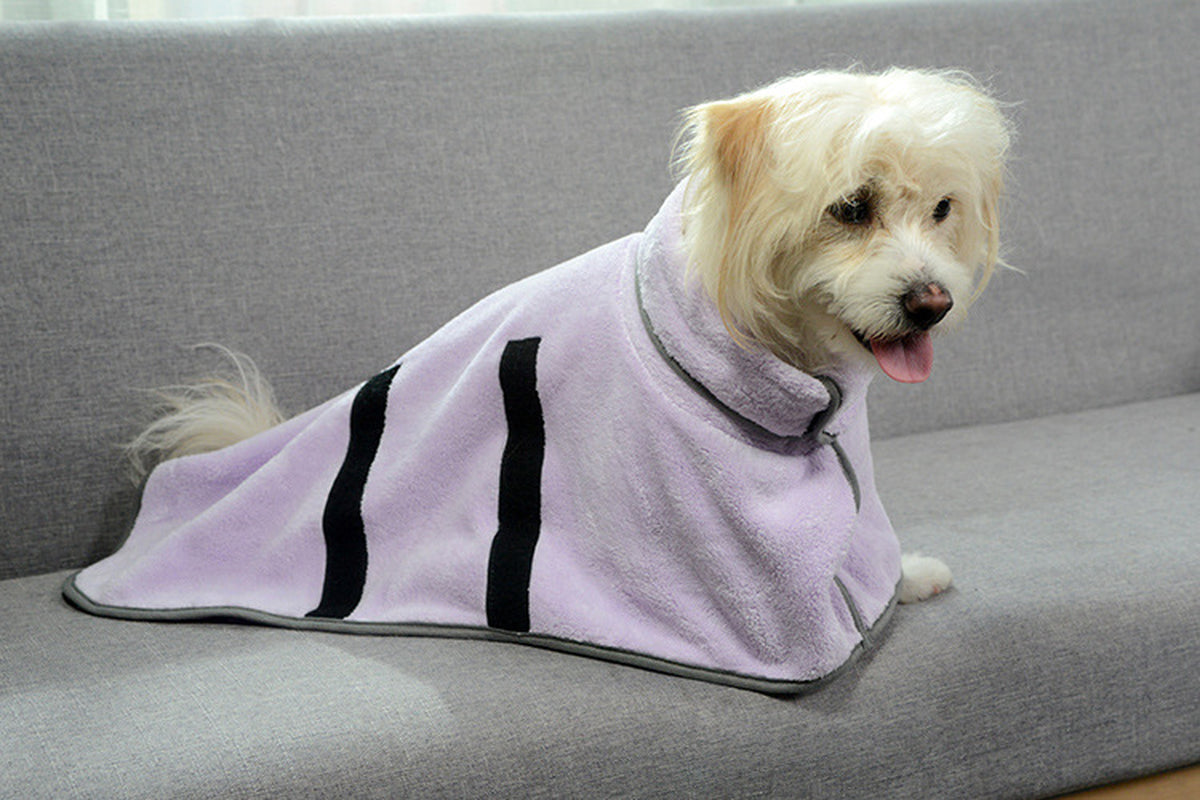 Quick-Drying Pet Absorbent Towel Dog Bathrobe Pet Dog Bath Towel for Dogs Cats Microfiber Absorbent Pet Drying Towel Pet Supplies Pet Products