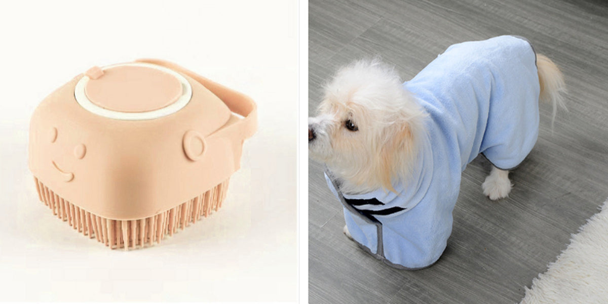 Quick-Drying Pet Absorbent Towel Dog Bathrobe Pet Dog Bath Towel for Dogs Cats Microfiber Absorbent Pet Drying Towel Pet Supplies Pet Products